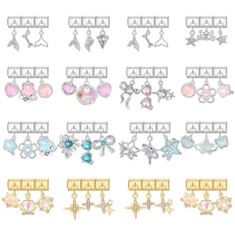 Three-Piece Dangle Charm Sets