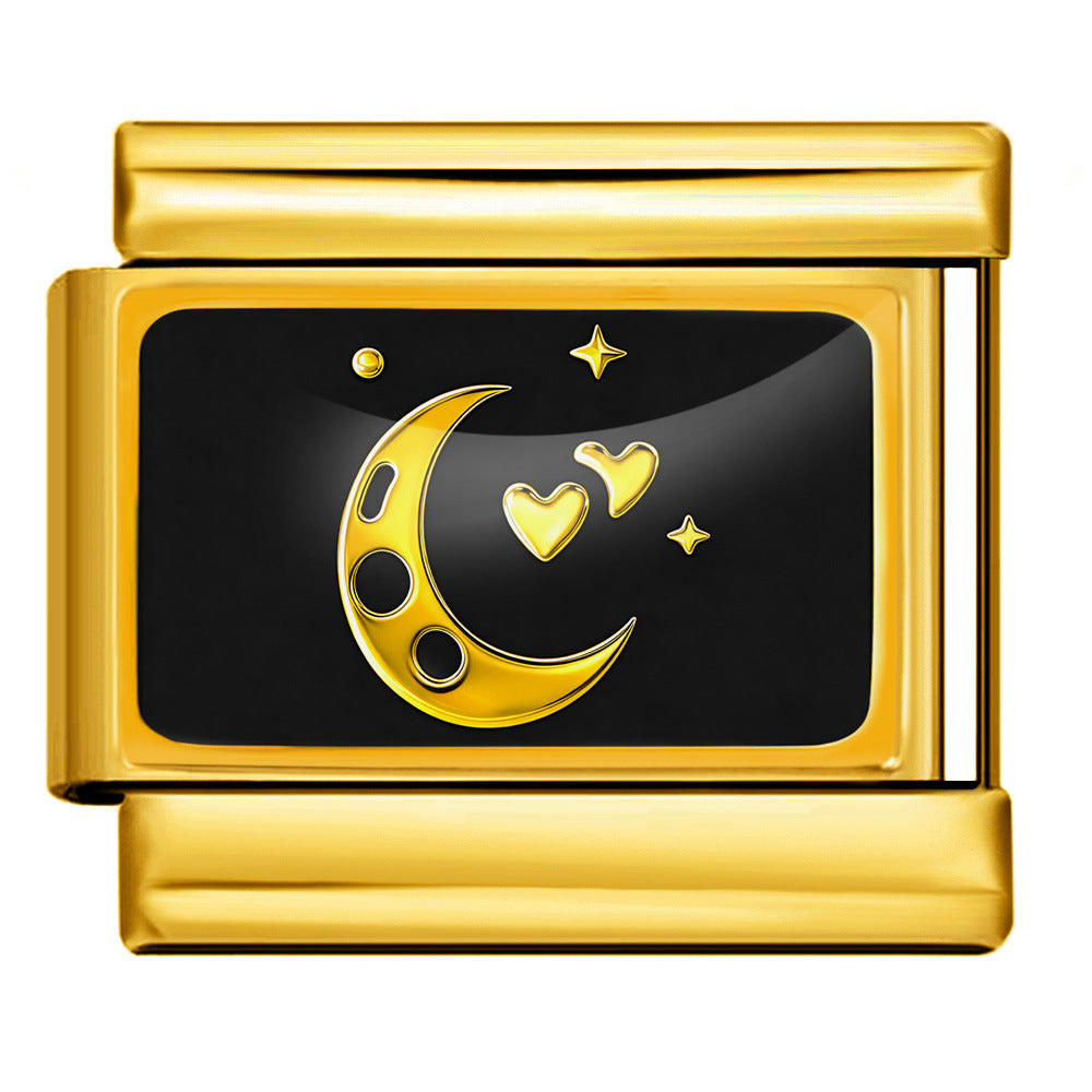 Moon with Hearts, Gold