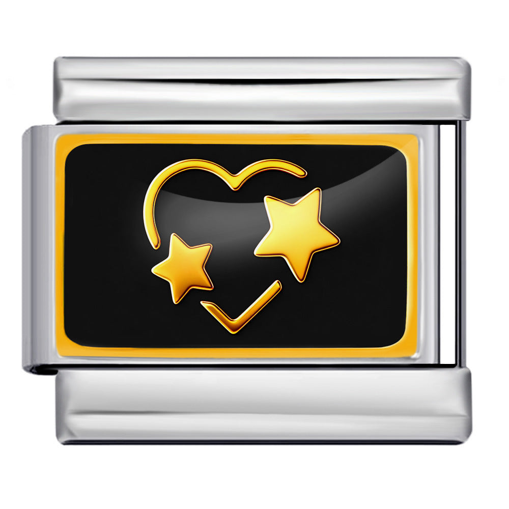 Heart with Stars, Silver