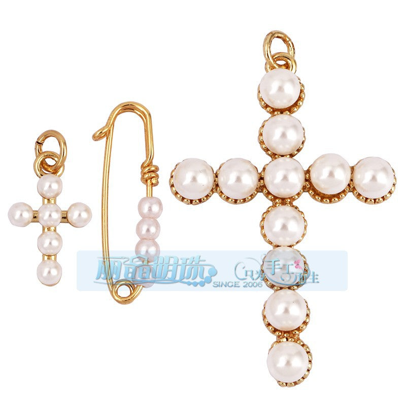 Pearl Pendants, Crosses, Hearts and Bows