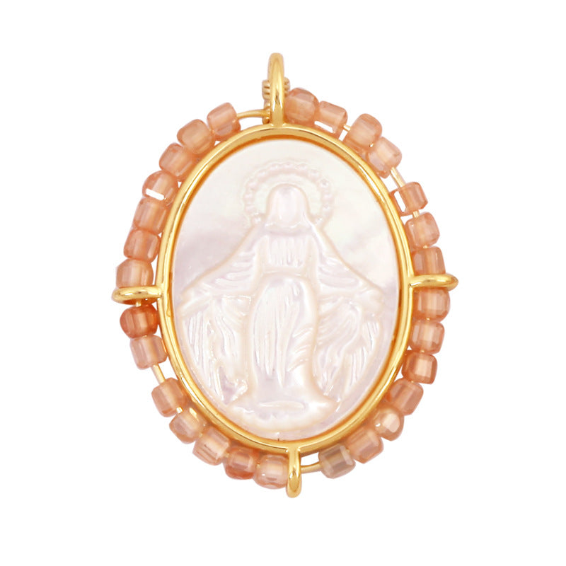 Shell Mary Oval Champagne
