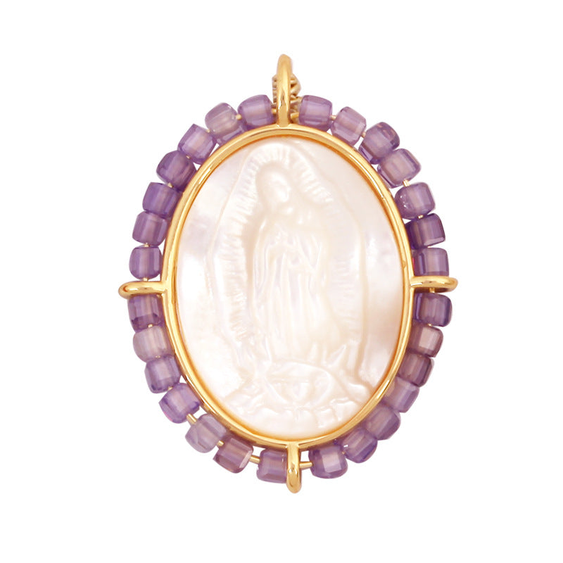 Shell Guadalupe Oval Lavender