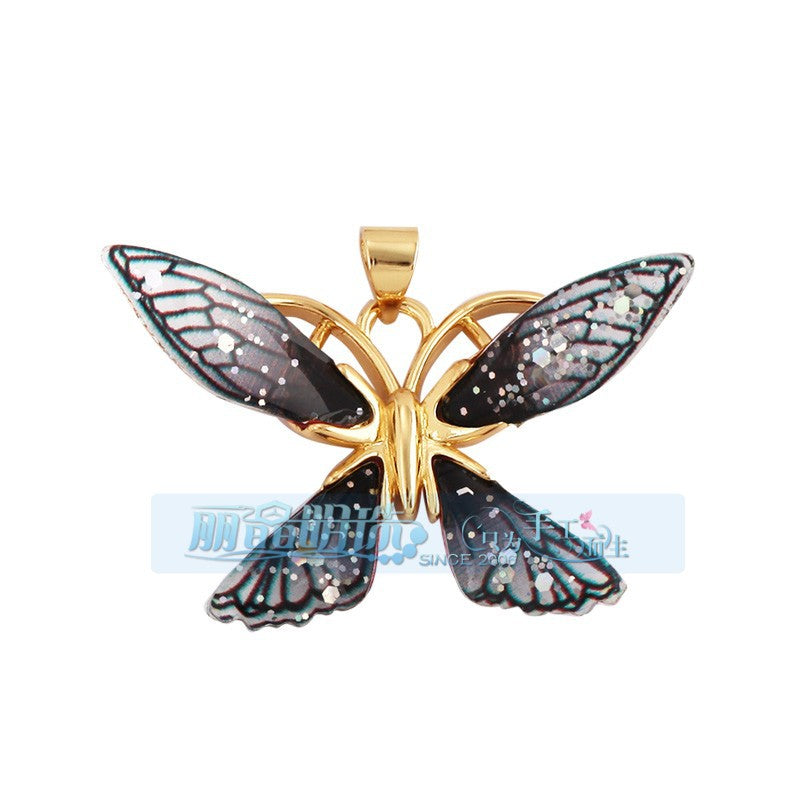 Winged Butterfly Gray