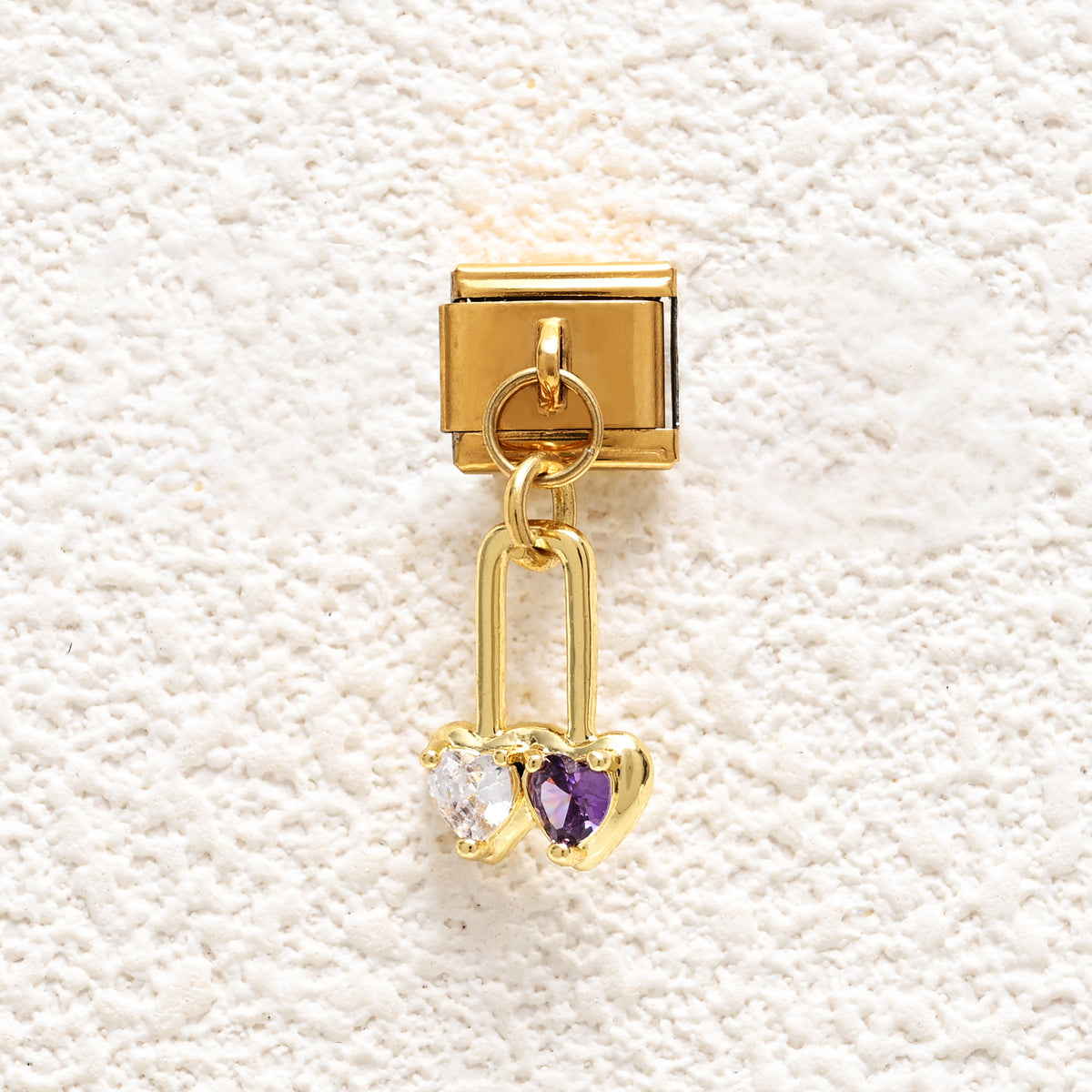 Purple Heart Paperclip