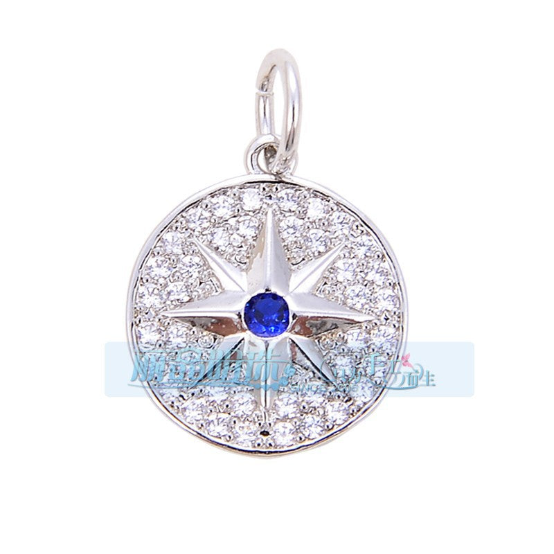 Blue Star Disc Silver