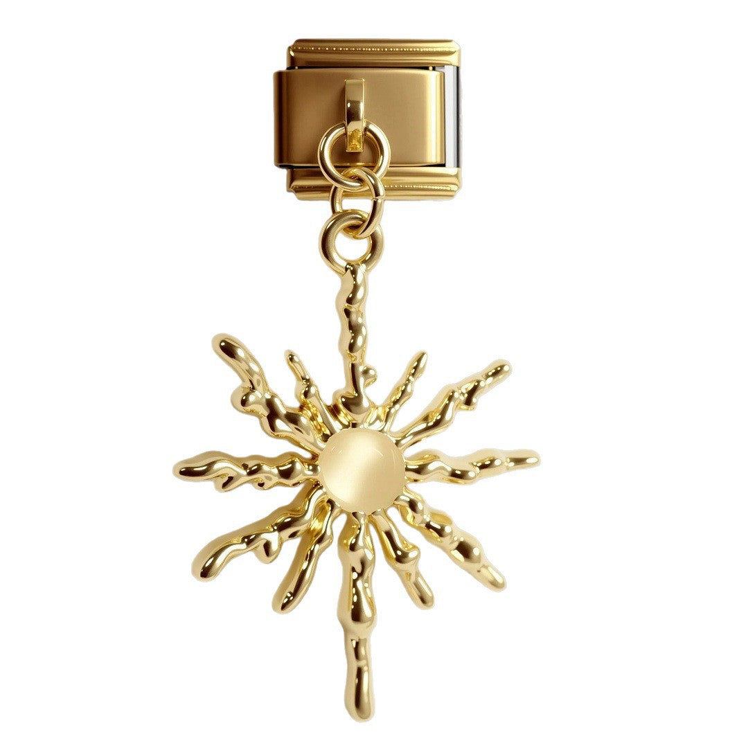 Gold Dangle Charms, Stars and Moons