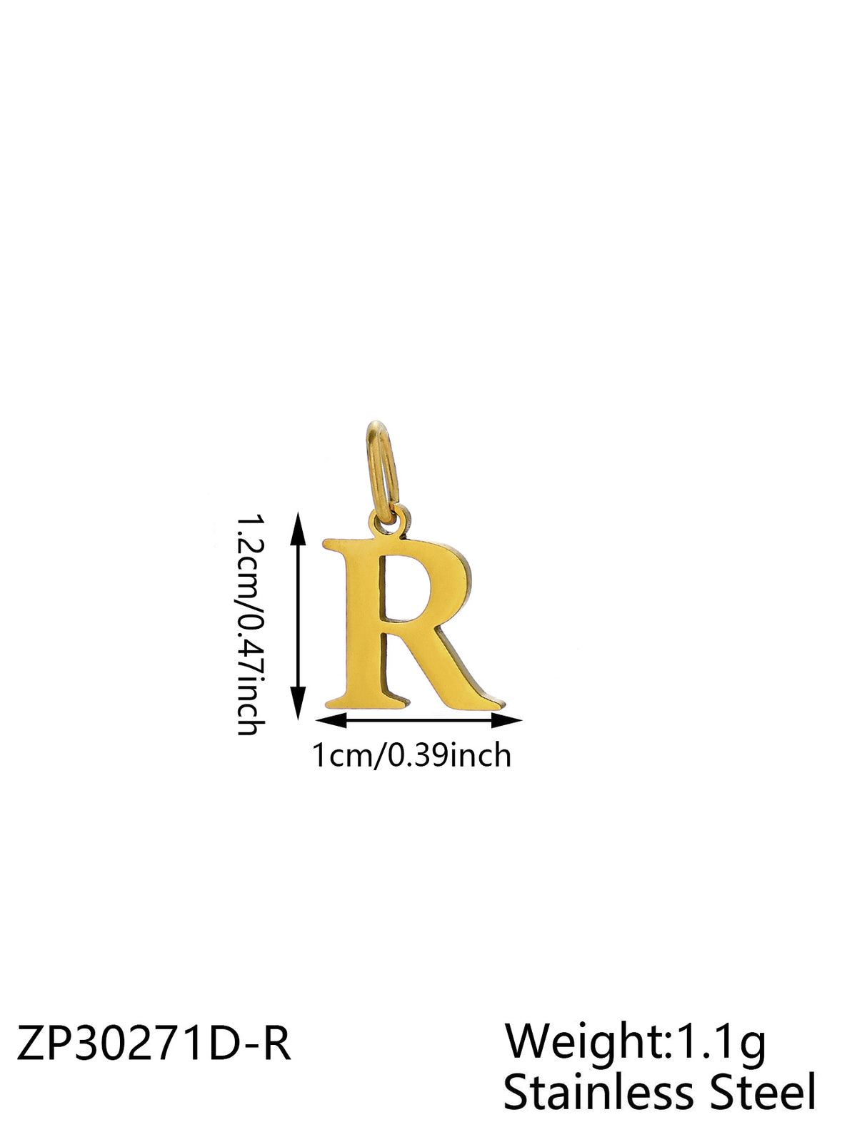 Gold Letter R