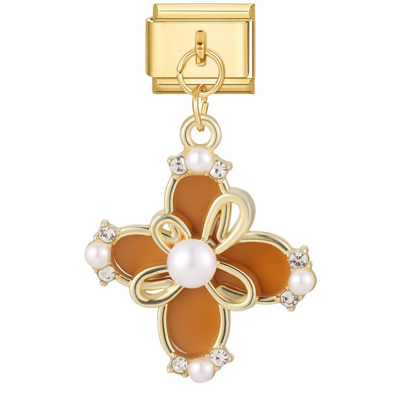 Pearl Brown Flower