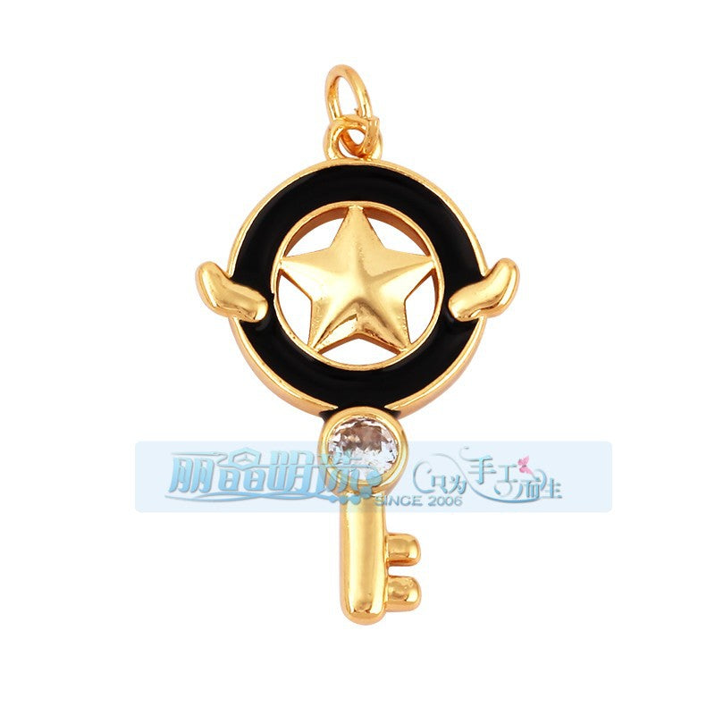 Winged Star Key Black