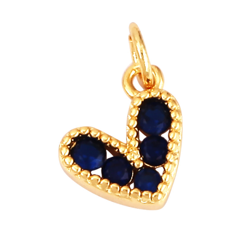 Dark Blue V Heart