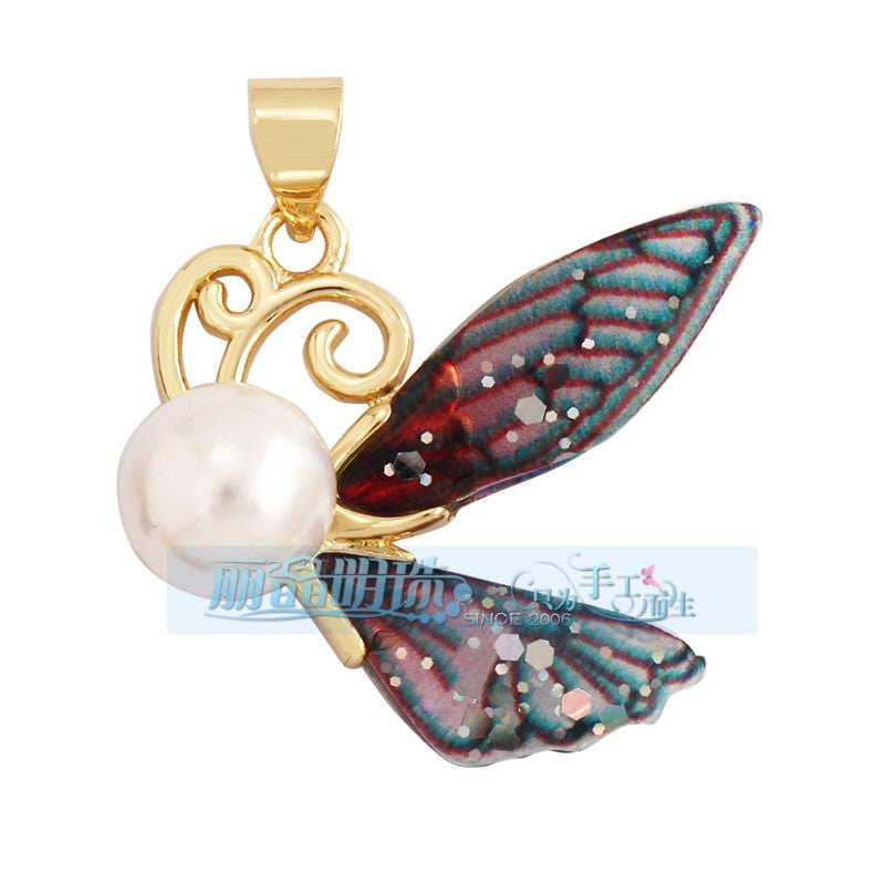 Pearl Butterfly Hot Pink