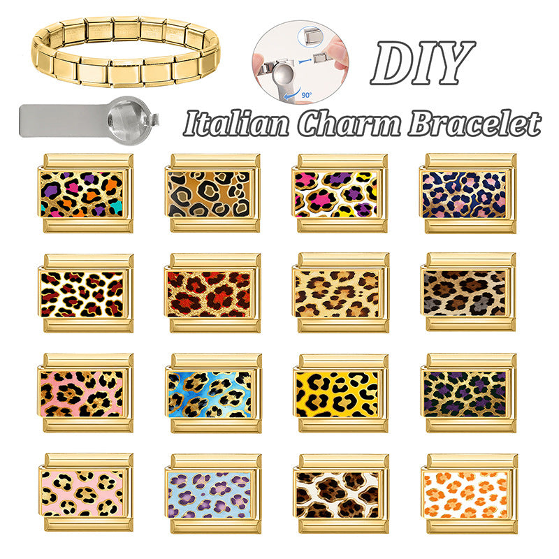 Leopard Print Charms