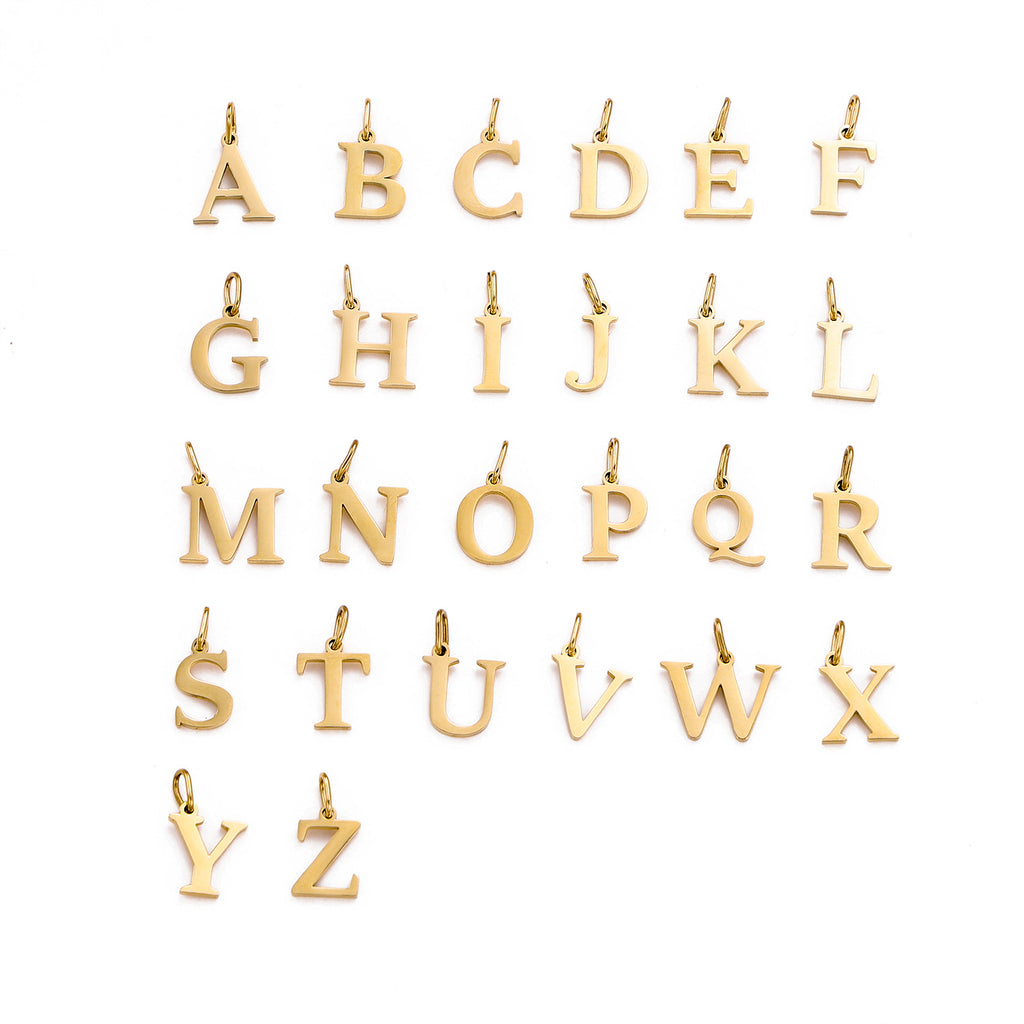 Gold Alphabet Set A to Z