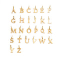 Gold Alphabet Set A to Z