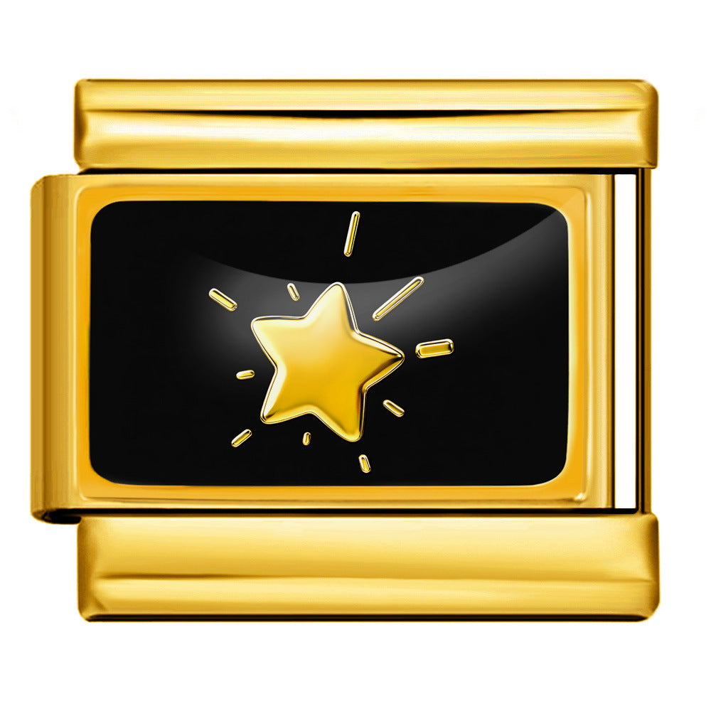 Star with Rays, Gold