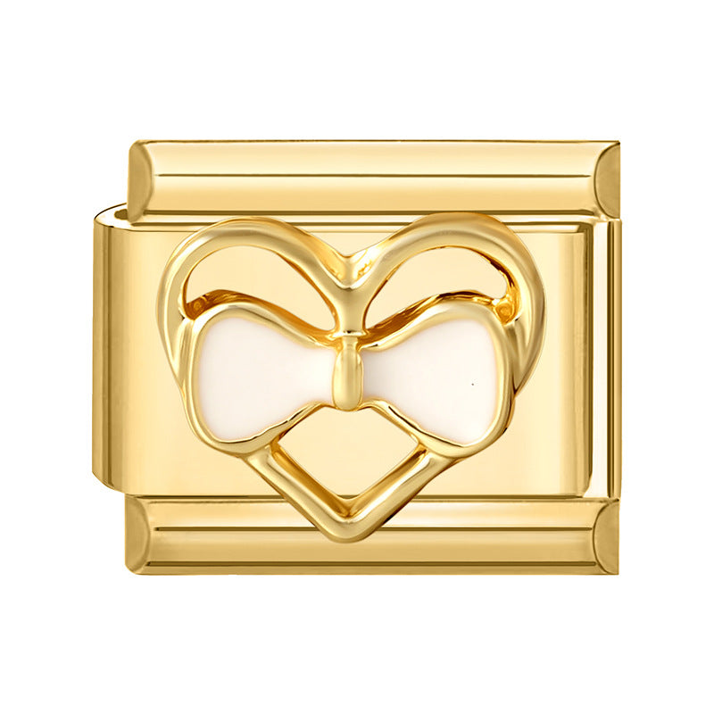 White Bow Heart