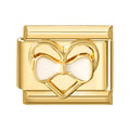 White Bow Heart