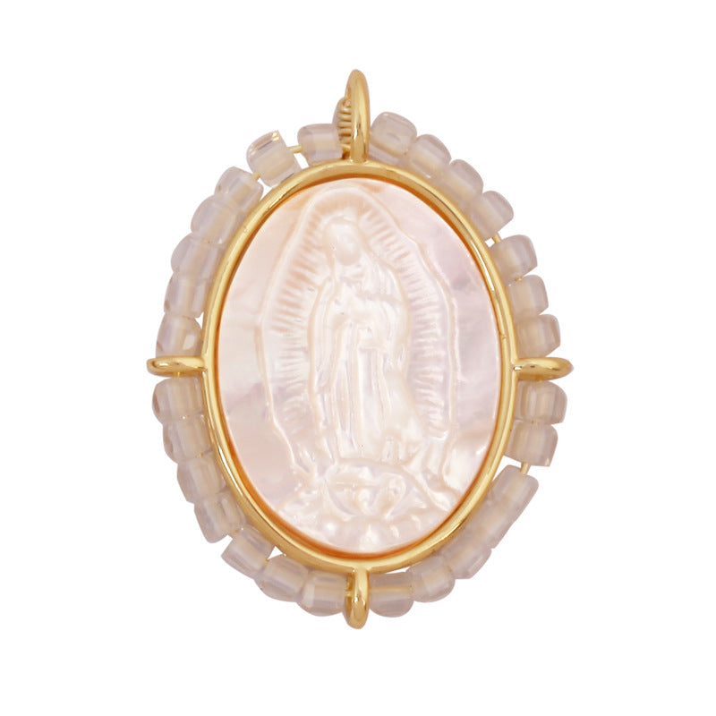 Shell Guadalupe Oval White