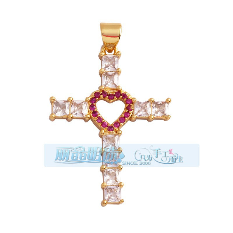 Heart Cross Rose