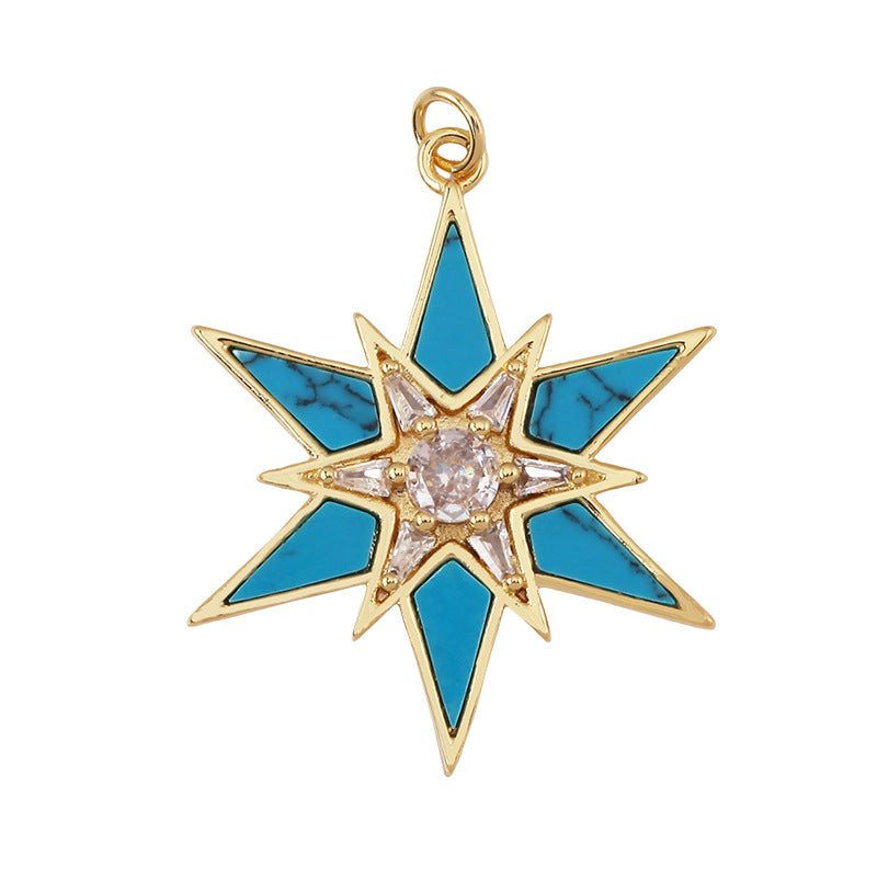 Blue Turquoise Star