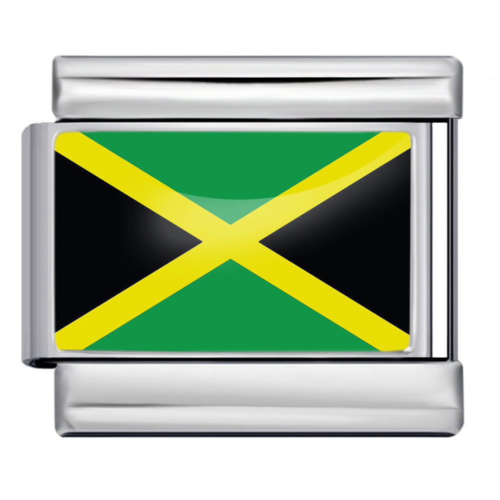 Jamaica Flag, Silver