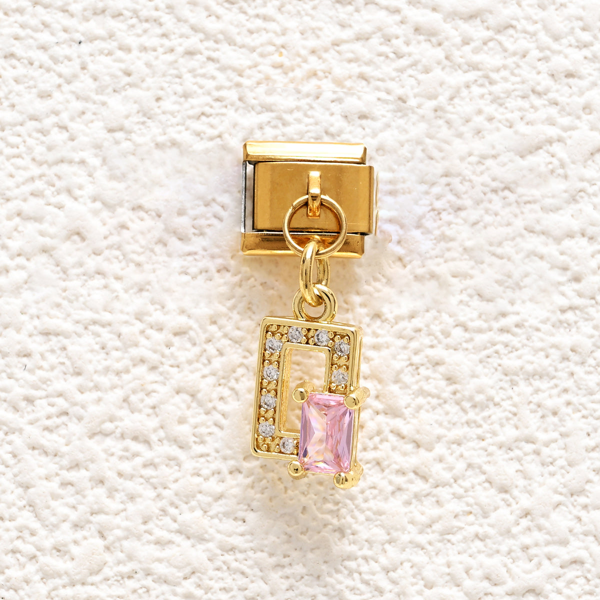 Pink Stone Square Frame