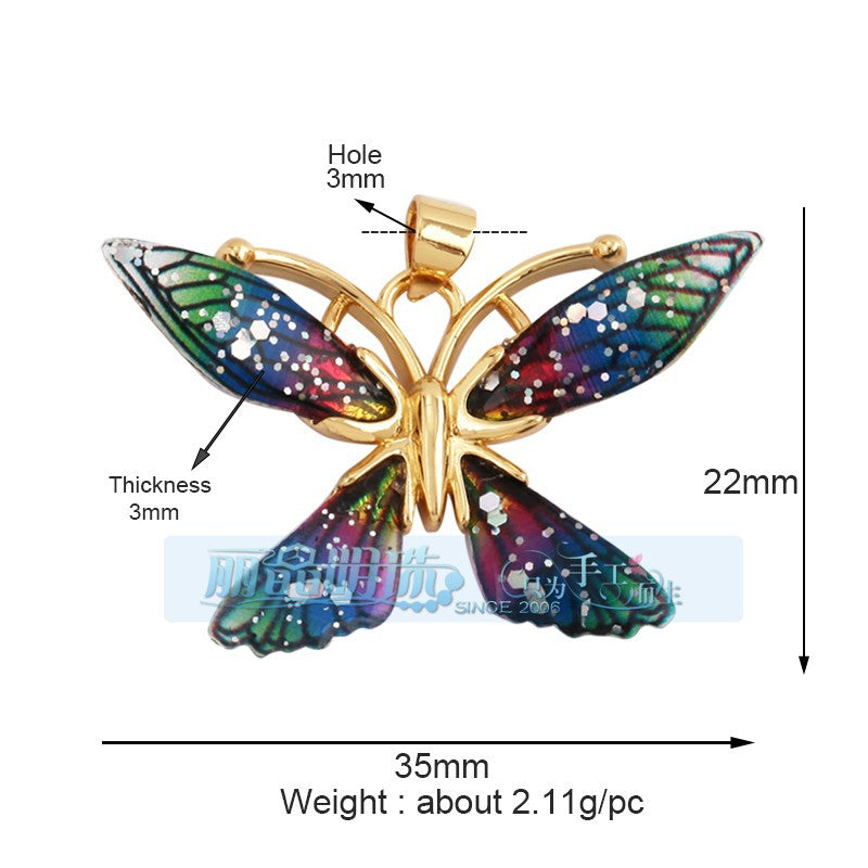 Winged Butterfly Rainbow