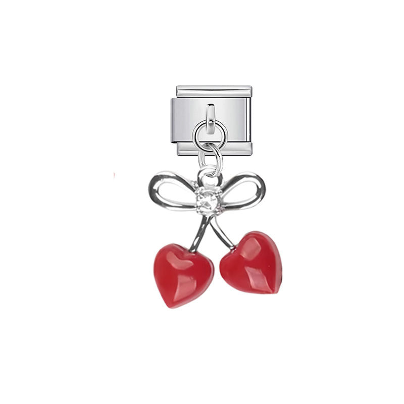 Red Hearts with Bow