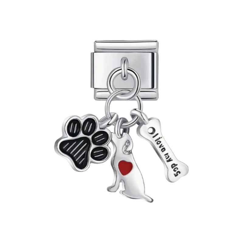 Paw Print with Cat Tag