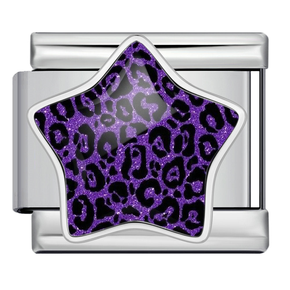 Silver Purple Leopard