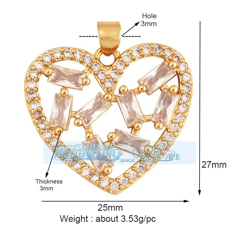 Baguette Heart Outline