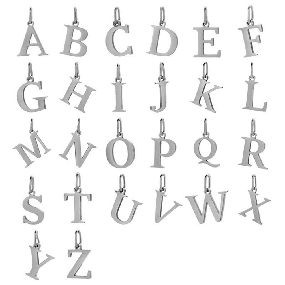 Silver Alphabet Set A to Z